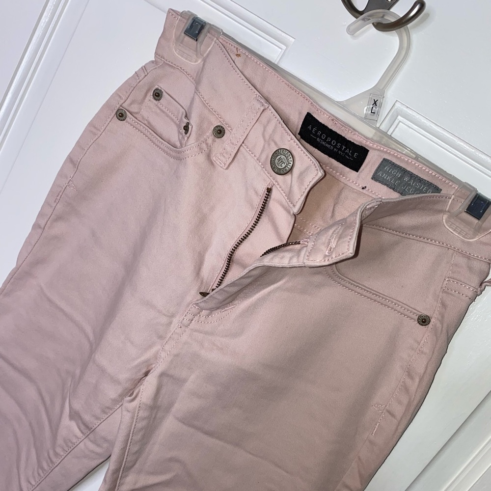 Light pink jeans